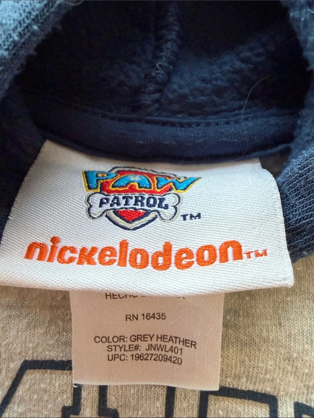 Paw Patrol Two-Piece Sweatshirt & Joggers Set in Navy and Cream